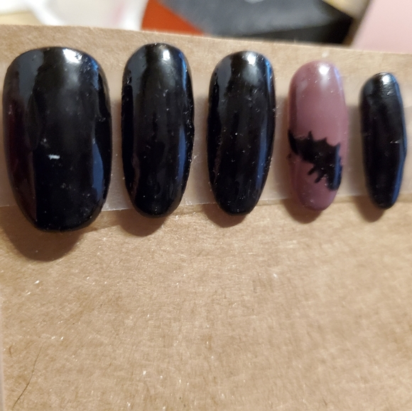Halloween Purple Press On Nails - Picture 2 of 4